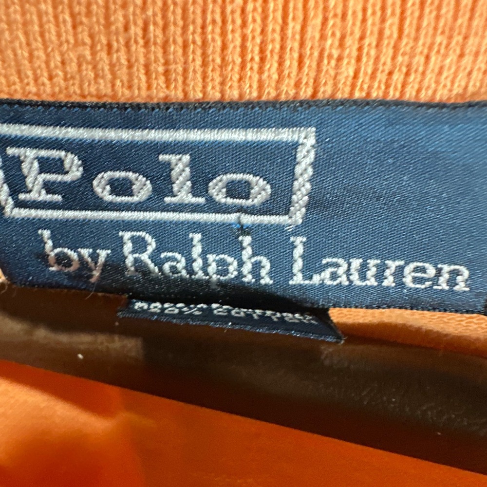 Polo Ralph Lauren Mens 4XLT Tall Orange Short Sleeve Golf Polo Shirt - Picture 4 of 8